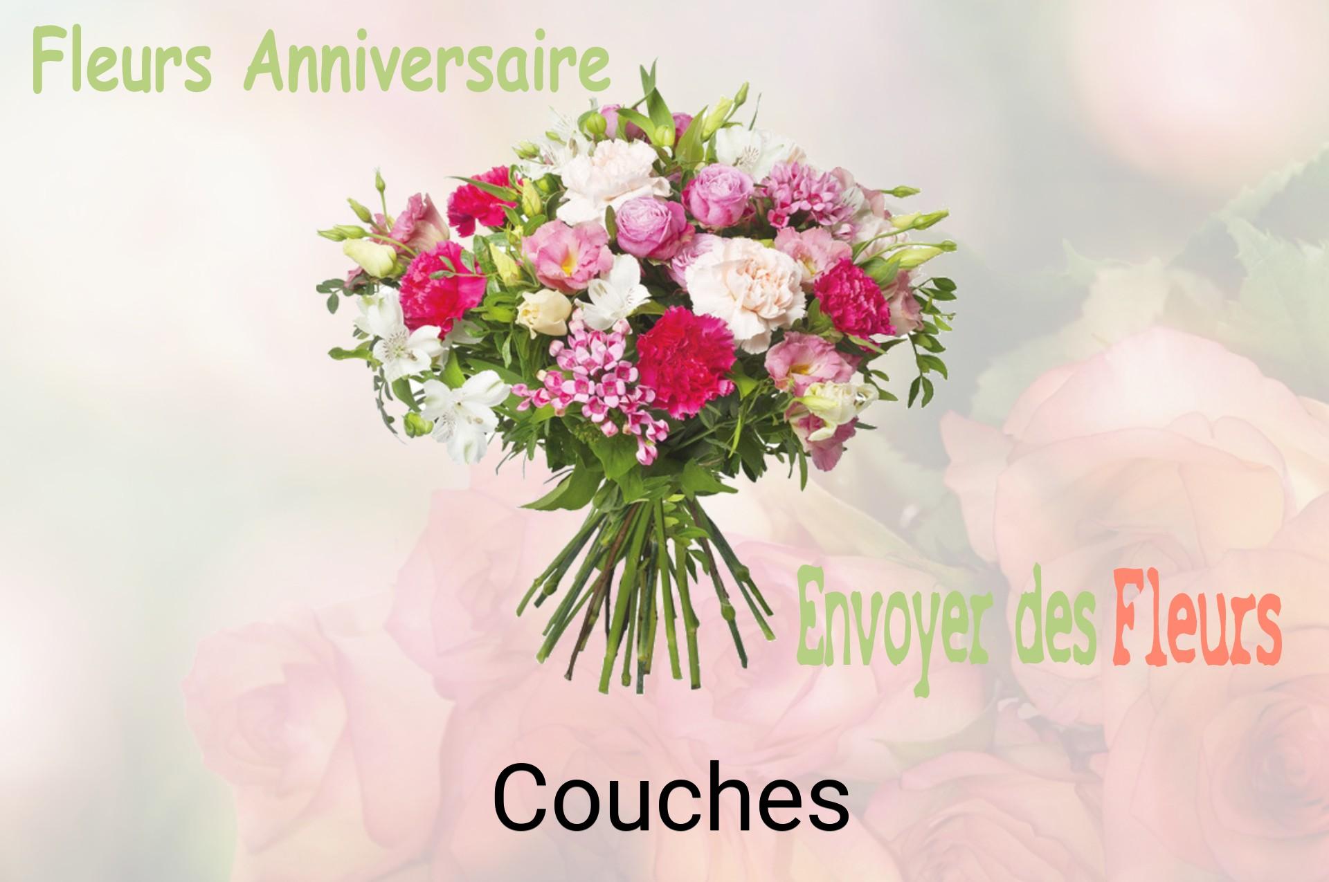 Bouquet de fleurs d’anniversaire livré à Couches